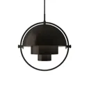 GUBI Multi-Lite hanging lamp black/black 25.5 cm
