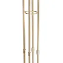Four-bulb floor lamp Retro with a gold finish