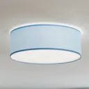 Rondo Kids ceiling light, Ø 38 cm, blue