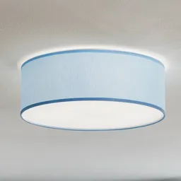 Rondo Kids ceiling light, Ø 38 cm, blue