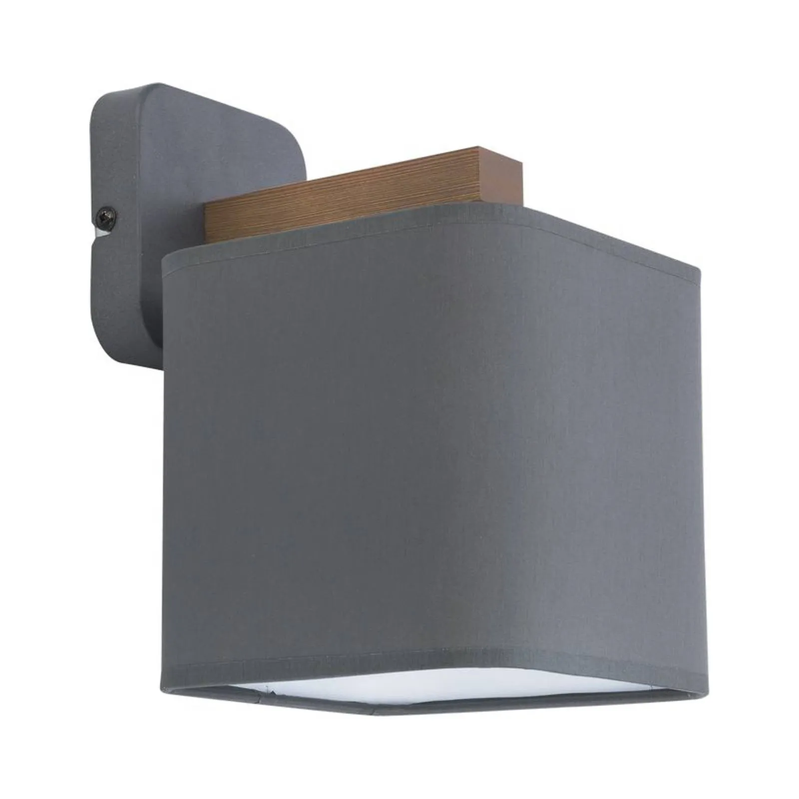 Tora wall light, one-bulb, grey