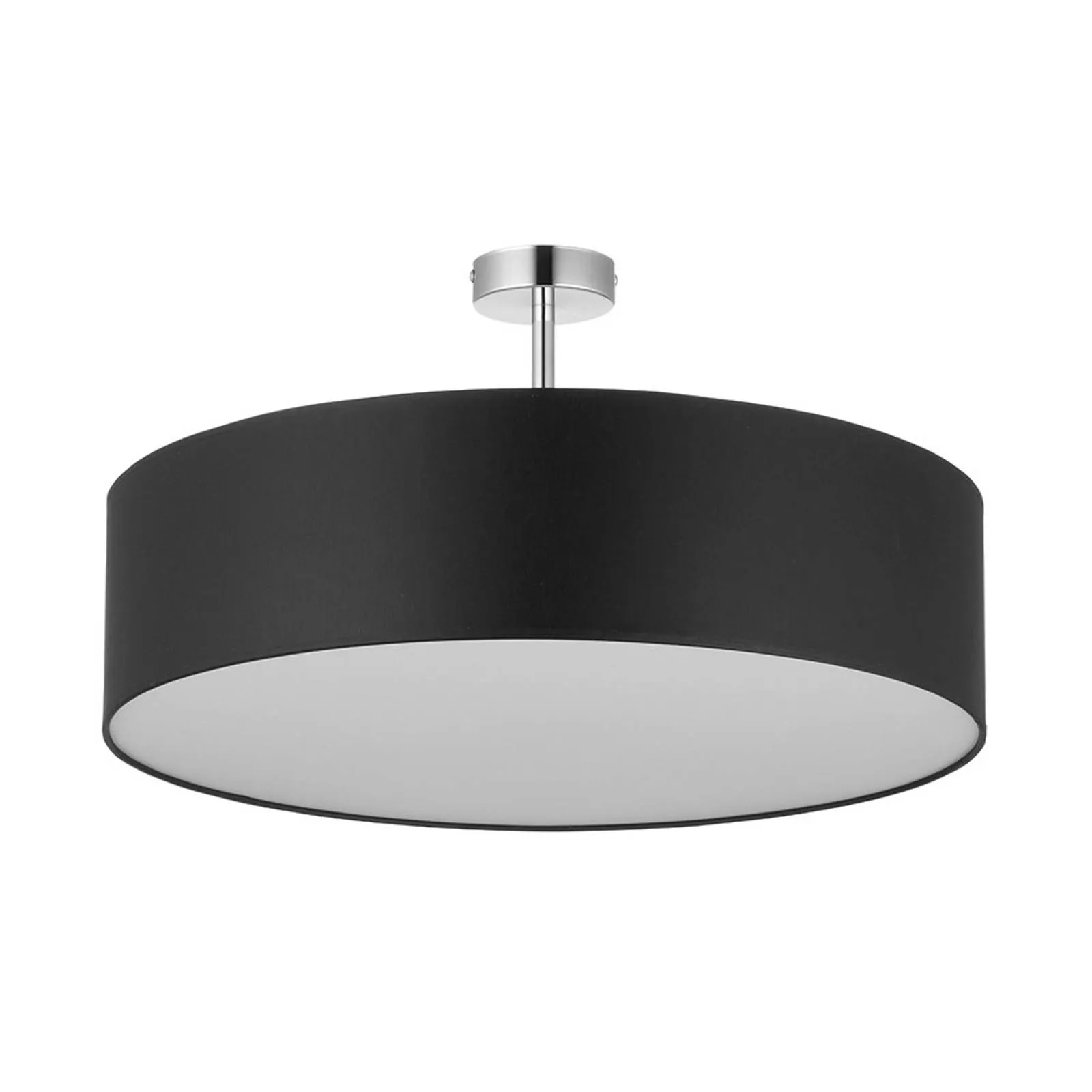 Rondo semi-flush ceiling light, dark grey Ø 60 cm