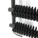 Terma Ribbon T Metallic Grey Heated Towel Rail 930 X 500mm