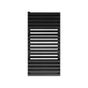 Terma Quadrus 600W Metallic black Towel warmer (H)870mm (W)450mm