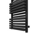 Terma Quadrus 600W Metallic black Towel warmer (H)870mm (W)450mm