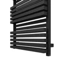 Terma Quadrus 800W Metallic black Towel warmer (H)1185mm (W)450mm