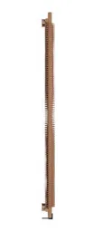 Terma Ribbon Vertical Designer Radiator, Bright copper (W)290mm (H)1800mm