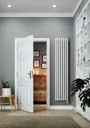 Terma Rolo room Vertical Electric designer Radiator, White (W)370mm (H)1800mm