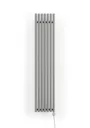Terma Rolo room Vertical Electric designer Radiator, Salt n pepper (W)370mm (H)1800mm