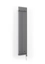 Terma Rolo room Vertical Electric designer Radiator, Modern grey (W)370mm (H)1800mm
