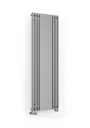 Terma Rolo mirror Vertical Designer Radiator, Salt n Pepper (W)590mm (H)1800mm