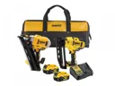 Dewalt DCK2046P2 18V XR Nailer Twin Kit Supplied with: x1 DCN692, x1 DCN660, 2 x 18V 5.0Ah Li-ion Batteries, 1 x Multi-Voltage Charger and 1 x Tool Bag Brushless