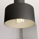 Rif hanging light, linear, 3-bulb, black