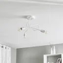 Oxford ceiling lamp, 3-bulb, white