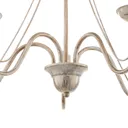Malbo chandelier, 5-bulb in white