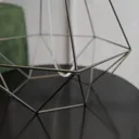 Karo table lamp, cage base, height 57 cm black