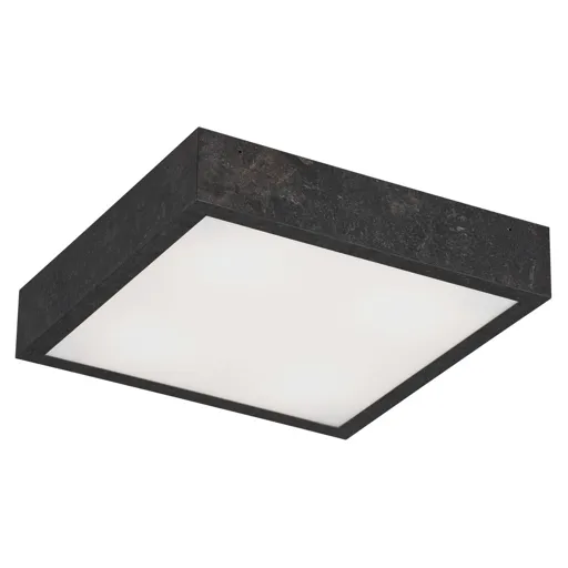 Tromsö ceiling light, 30x30 cm, concrete grey