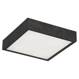 Tromsö ceiling light, 50x50 cm, concrete grey