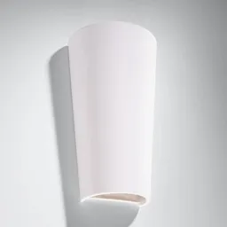 Ice wall light up and down made of ceramics, white