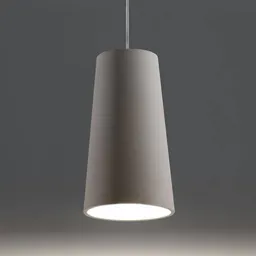Nalu pendant light with a ceramic lampshade