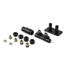 Terma Vario Twins Integrated Soft Black Valves With Pipe Masking Set Right For Hex 50mm
