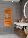 Terma Warp T One Electric Towel Rail Matt Orange 1110 x 500mm