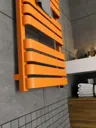 Terma Warp T One Electric Towel Rail Matt Orange 1110 x 500mm
