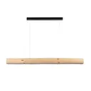 Lucas hanging light, stained pine wood, 90 cm long