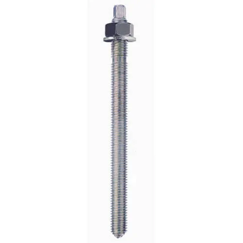 Rawl Threaded Resin Studs Zinc Plated - M12, 160mm, Pack of 10