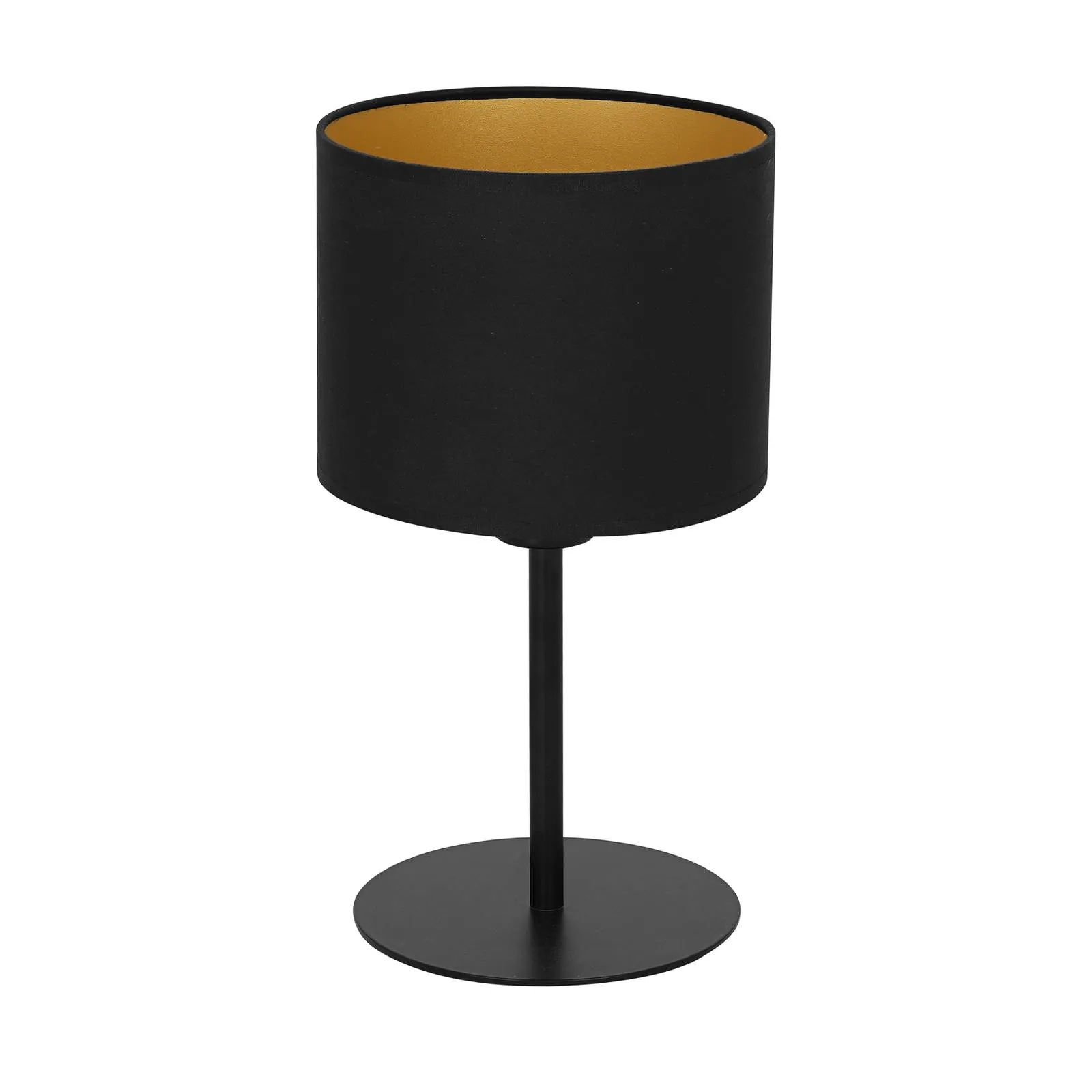 Soho table lamp with black fabric lampshade