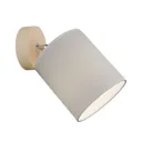 Corralee wall spotlight, grey, 1-bulb