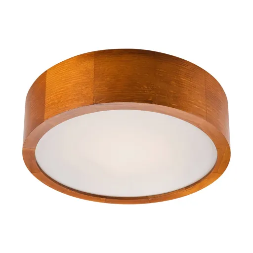 Kerio ceiling lamp, Ø 27 cm, rustic pine