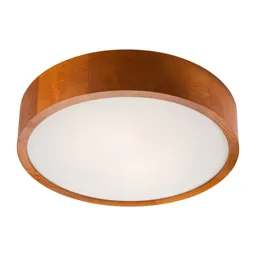 Kerio ceiling lamp, Ø 37 cm, rustic pine