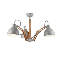 Skansen ceiling lamp 3-bulb adjustable, grey
