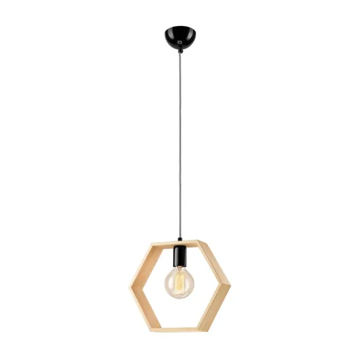 Kärnan hanging lamp lampshade element wood hexagon