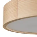 Kerio ceiling lamp, Ø 47 cm, natural pine