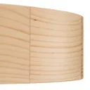 Kerio ceiling lamp, Ø 47 cm, natural pine