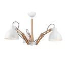 Skansen ceiling lamp 3-bulb adjustable, white