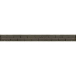 Primeur Rubber Brick border Lawn edging, (H)90mm (L)1.22m
