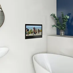 ProofVision 19 inch black waterproof bathroom TV