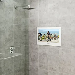 ProofVision 24 inch white waterproof bathroom TV