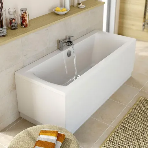 Ceramica Double Ended Square Bath - 1800x800mm