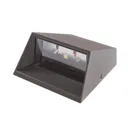 Wide shining outdoor wall light Hanno with LED