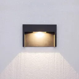 3 W LED wall light fixture Mitja, IP65