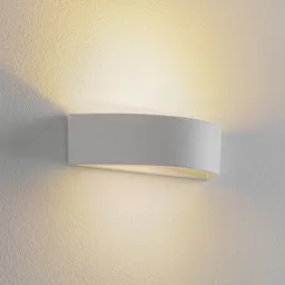 Konstantin Wall Light Curved Plaster White