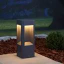Aluminium LED pillar light Annika, 30 cm