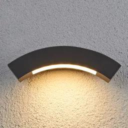 Lennik Curved LED Exterior Wall Lamp