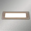 LED recessed wall light Holly for outside