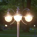 Eddie three-bulb lamp post, IP44