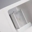 Marita cube-shaped LED wall light made of plaster